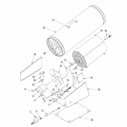 LB ® Tradesman® Portable Forced Air Heater