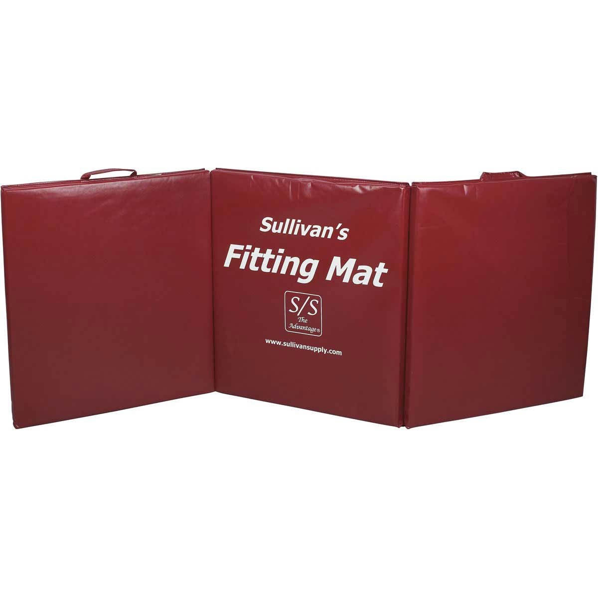 Sullivan Supply® Maroon Folding Fitting Mat