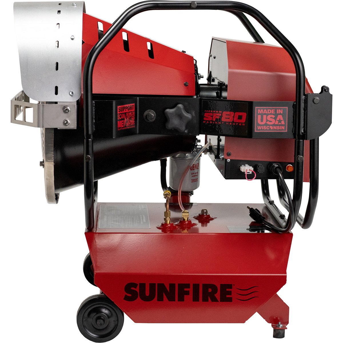 Sunfire SF80 Indoor/Outdoor Portable Radiant  Diesel/Kerosene Heater - 80,000 BTU