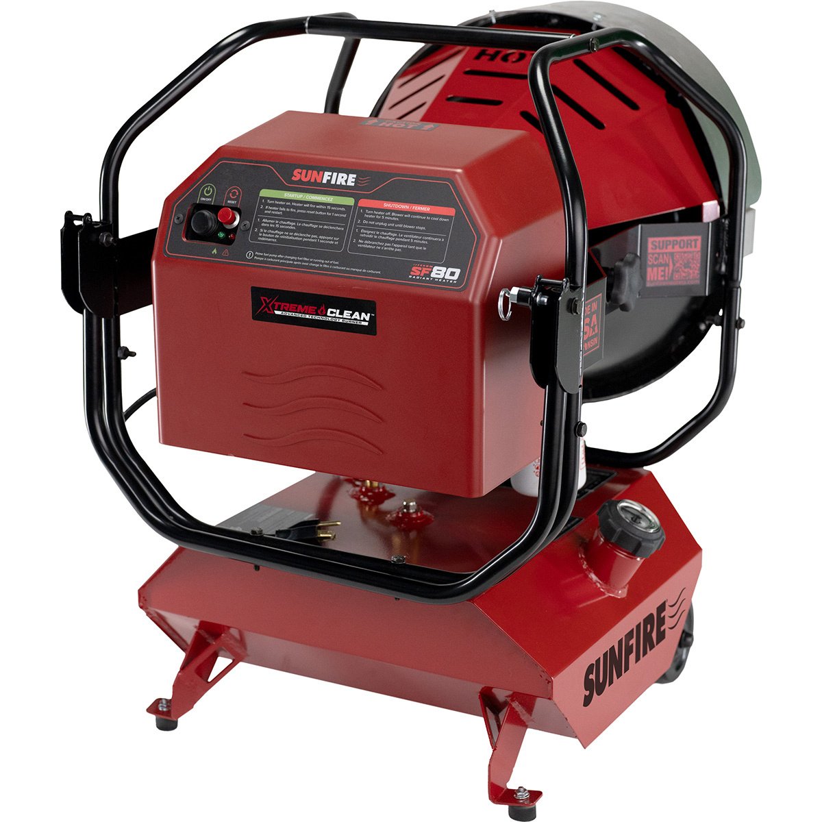 Sunfire SF80 Indoor/Outdoor Portable Radiant  Diesel/Kerosene Heater - 80,000 BTU