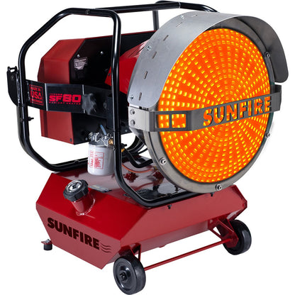 Sunfire SF80 Indoor/Outdoor Portable Radiant  Diesel/Kerosene Heater - 80,000 BTU