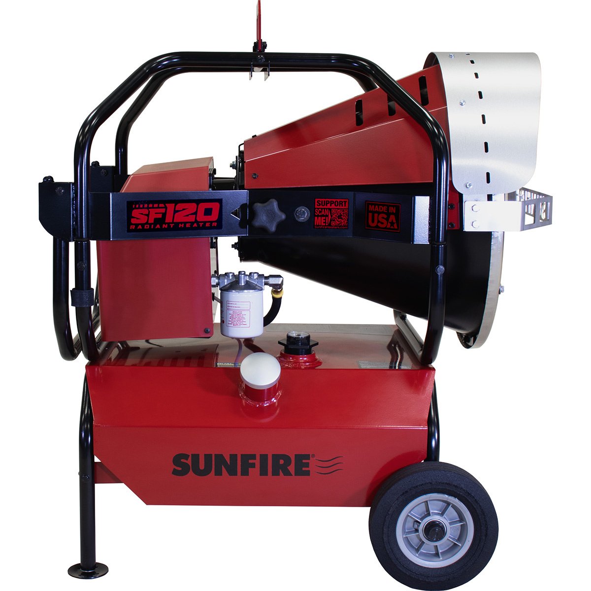 Sunfire SF120 Portable indoor/Outdoor Radiant Diesel/Kerosene Heater - 120,000 BTU