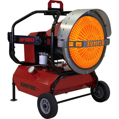 Sunfire SF120 Portable indoor/Outdoor Radiant Diesel/Kerosene Heater - 120,000 BTU