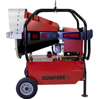 Sunfire SF120 Portable indoor/Outdoor Radiant Diesel/Kerosene Heater - 120,000 BTU