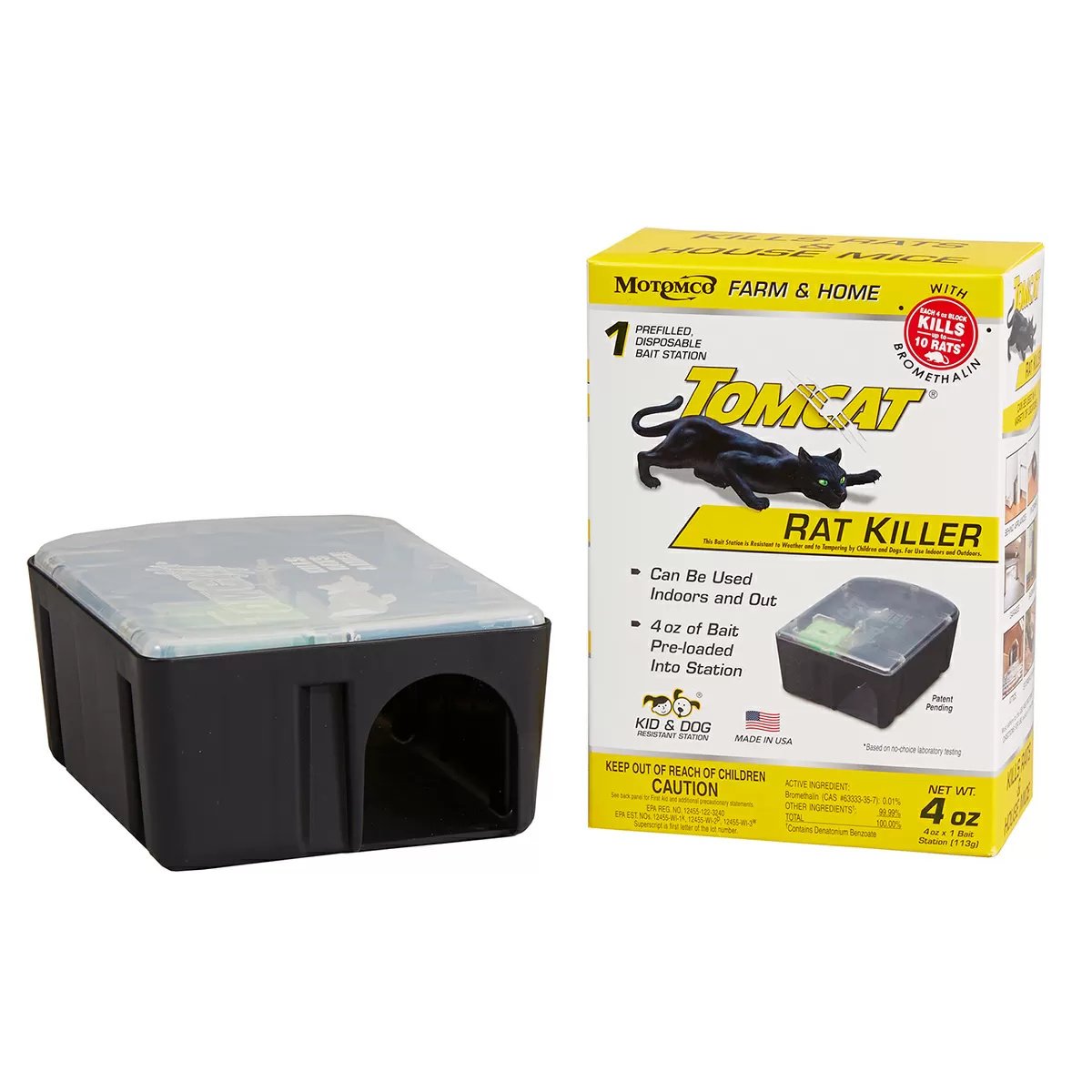 Motomco Tomcat® Disposable Rat Bait Station - 1 Pk