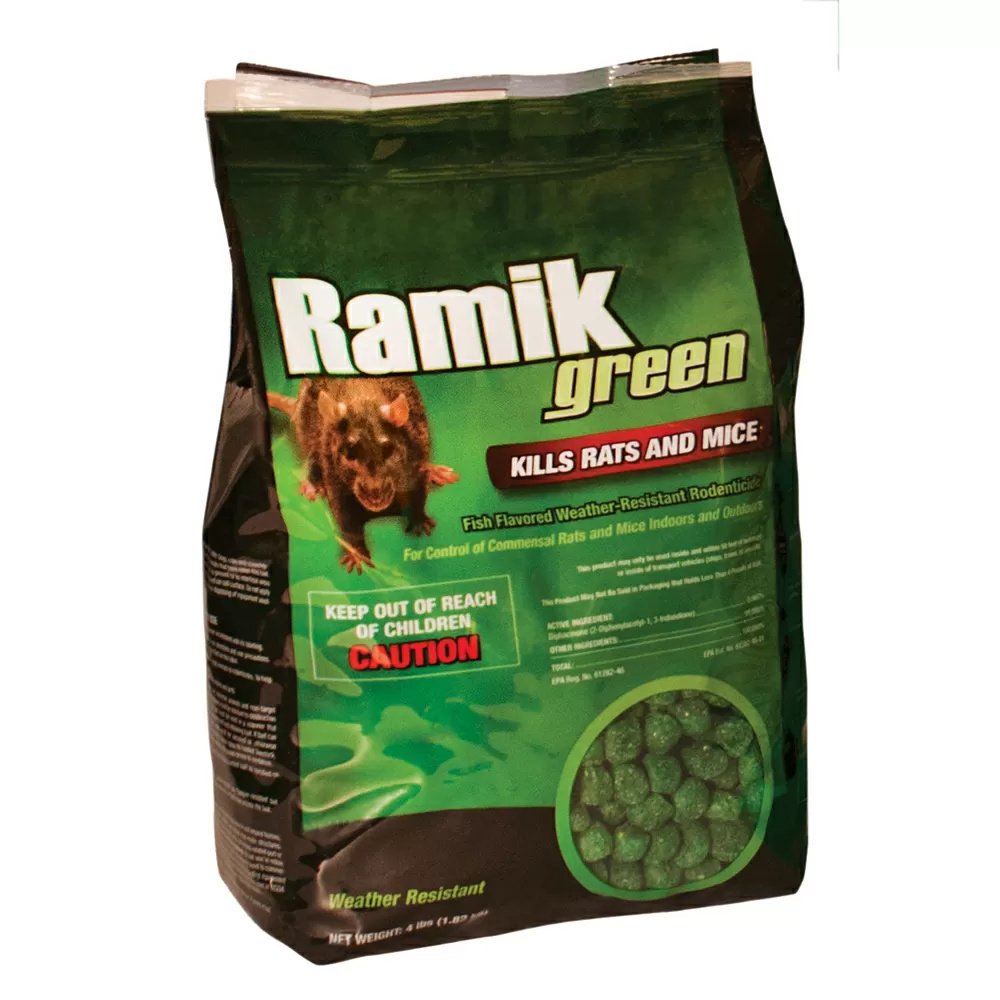 Ramik® Green Rodent Nuggets - 4 lbs.