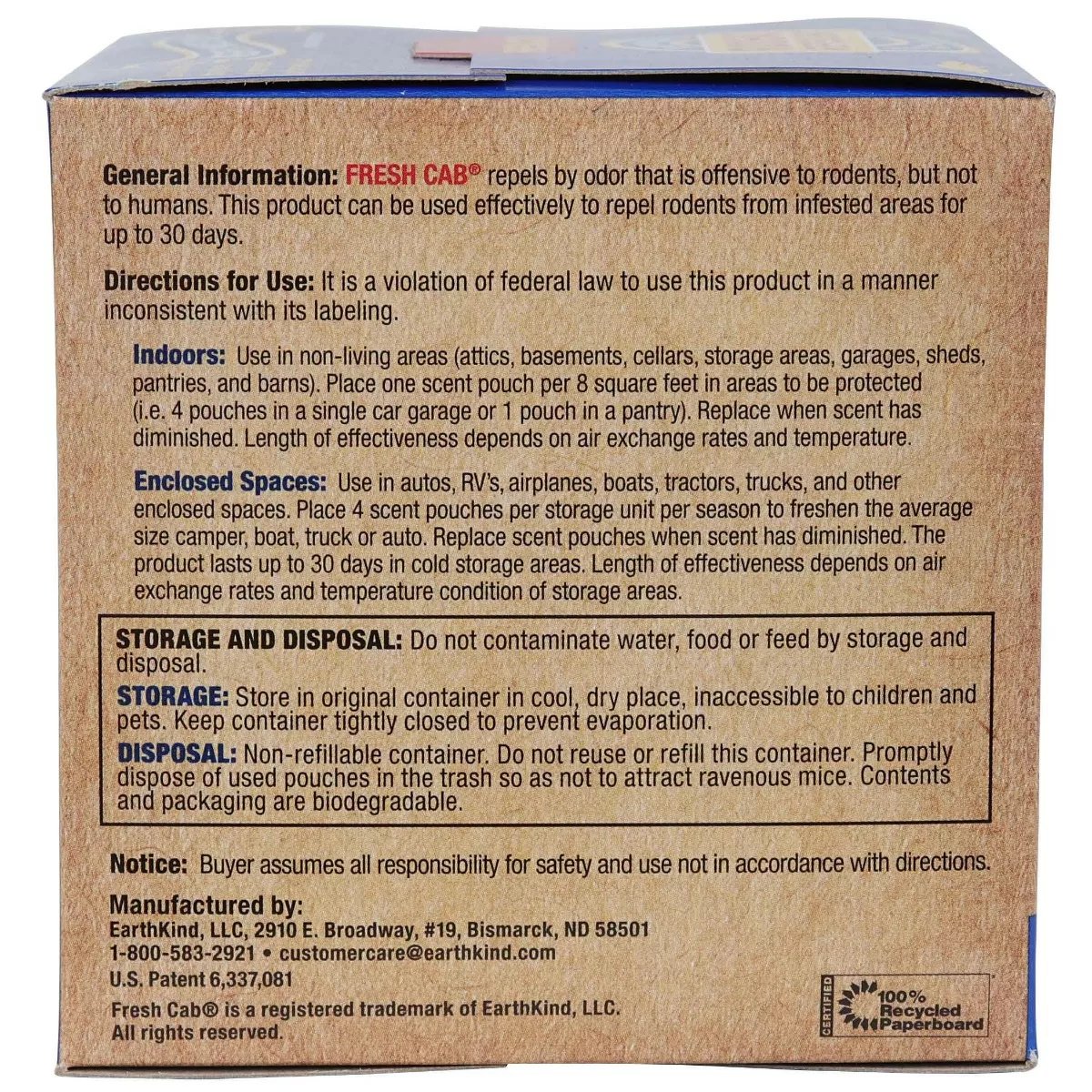 Fresh Cab® Rodent Repellent - Box of 4