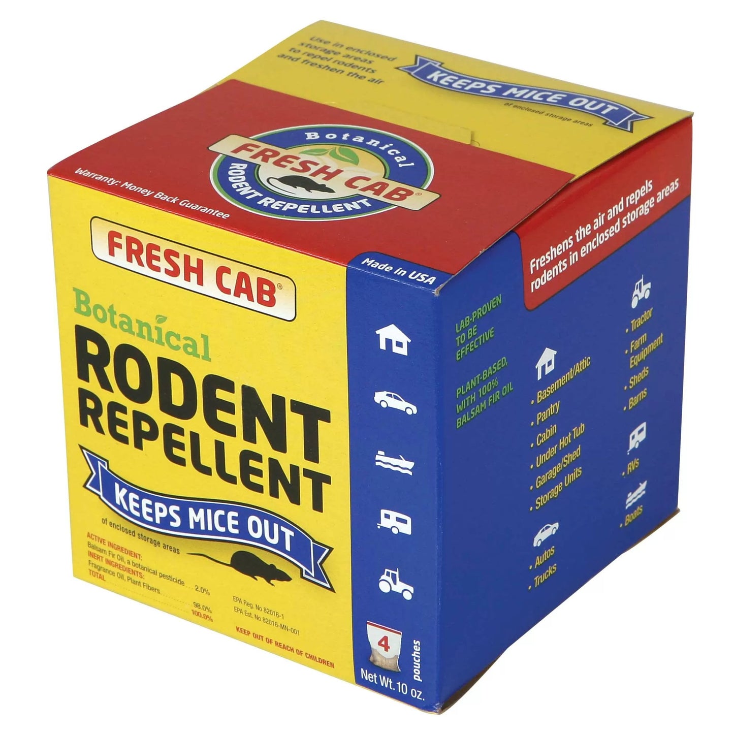 Fresh Cab® Rodent Repellent - Box of 4