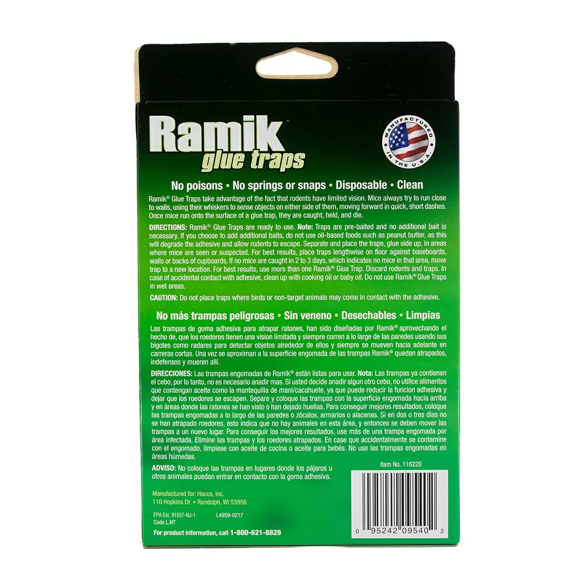 Ramik® Glue Traps - Mouse 4 Pack