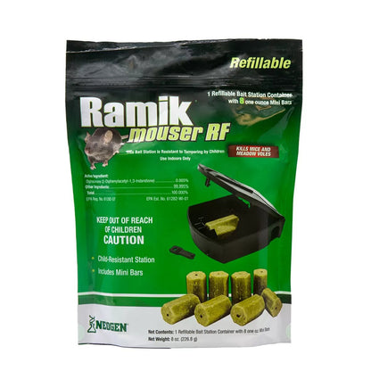 Ramik® Mouser Refillable Bait Station - 1 Station w/8 Mini Bait Bars