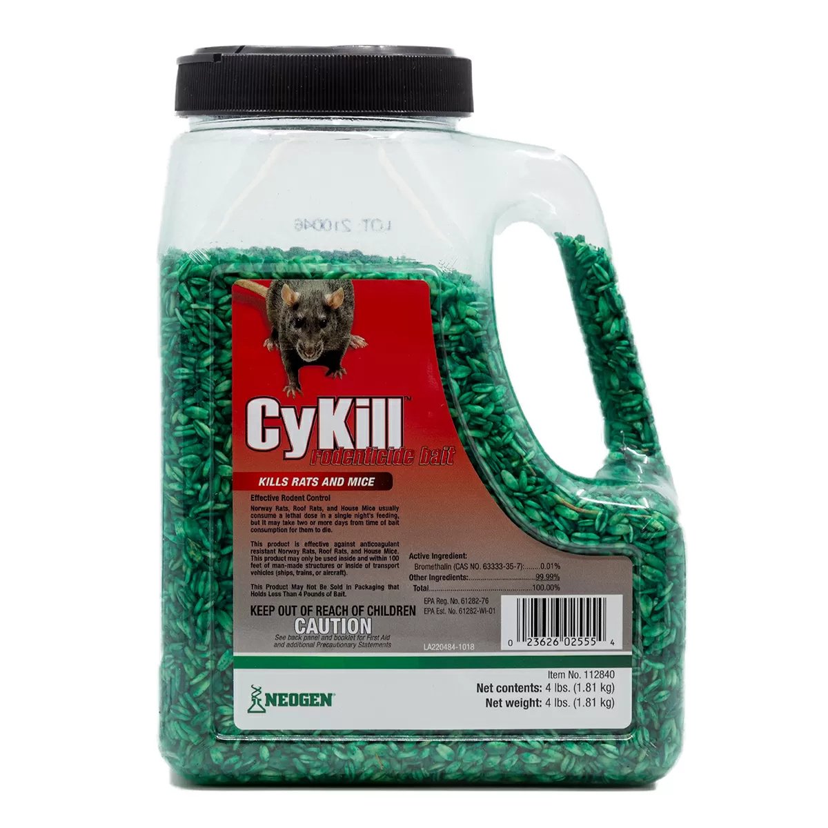 CyKill™ Rodenticide Bait - 4 lb Jug