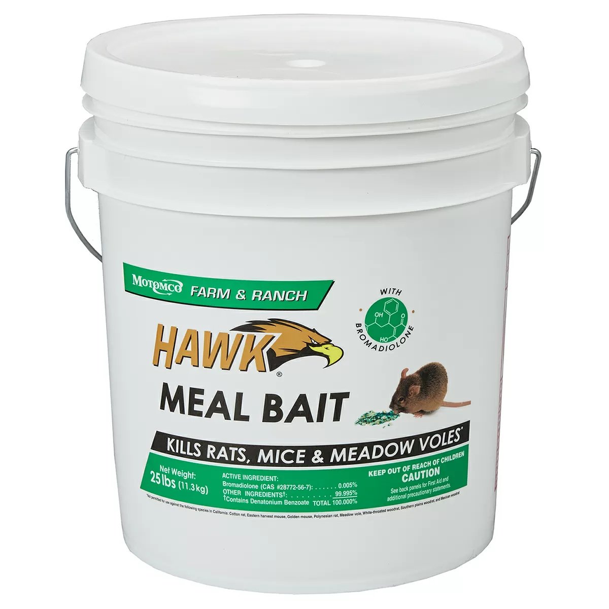 Motomco Hawk® Meal Bait - 25 lbs.