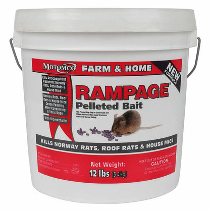 Motomco Rampage® Pellet Bait - 12 lb. Pail