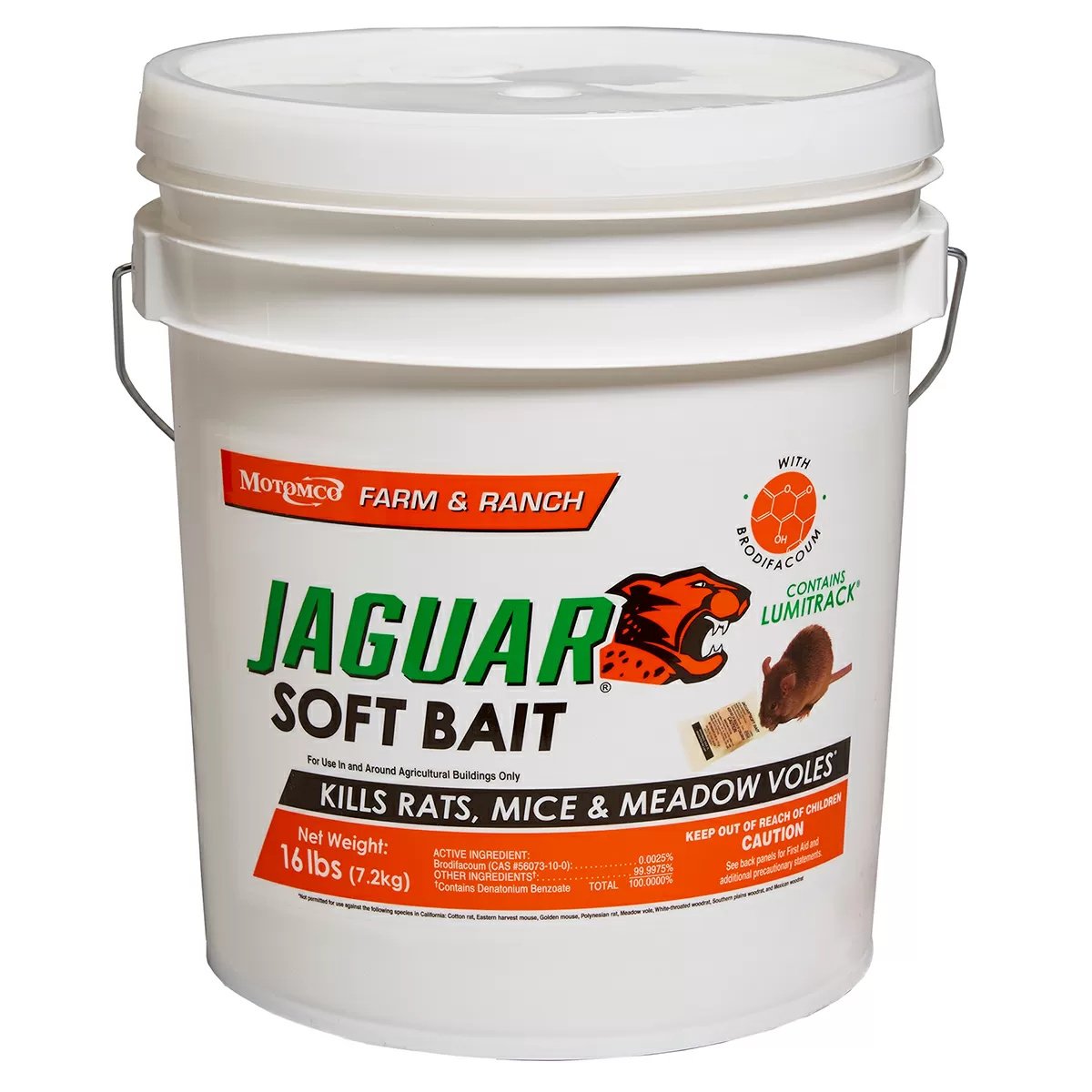 Motomco Jaguar® Soft Bait Bucket - 16 lbs.