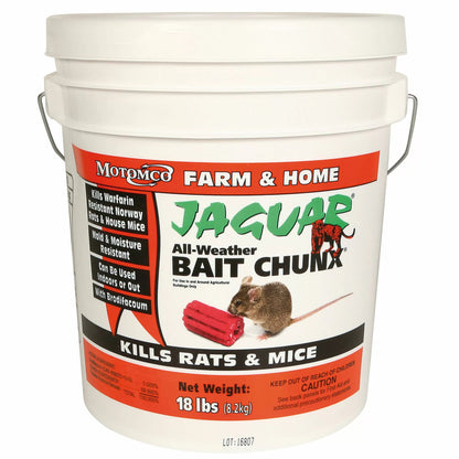 Motomco Jaguar® AllWeather Rat Bait Chunx®