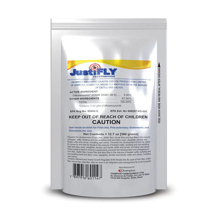 JustiFLY® Cattle Feedthrough 3% - 360 gram