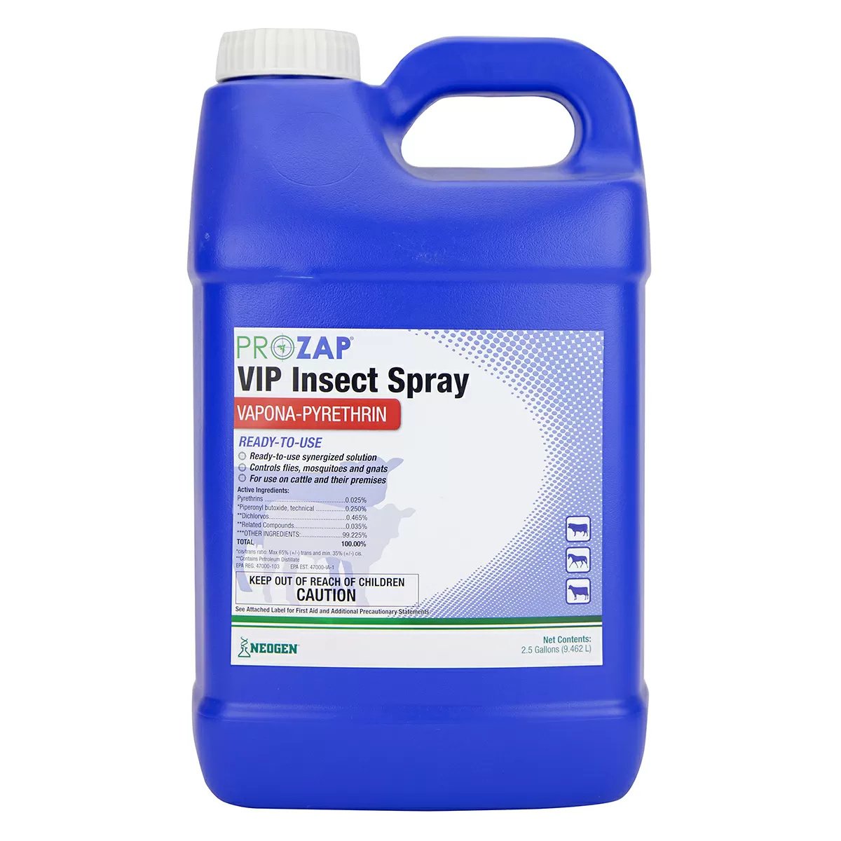 PROZAP® VIP Insect Spray - 2.5 Gallons