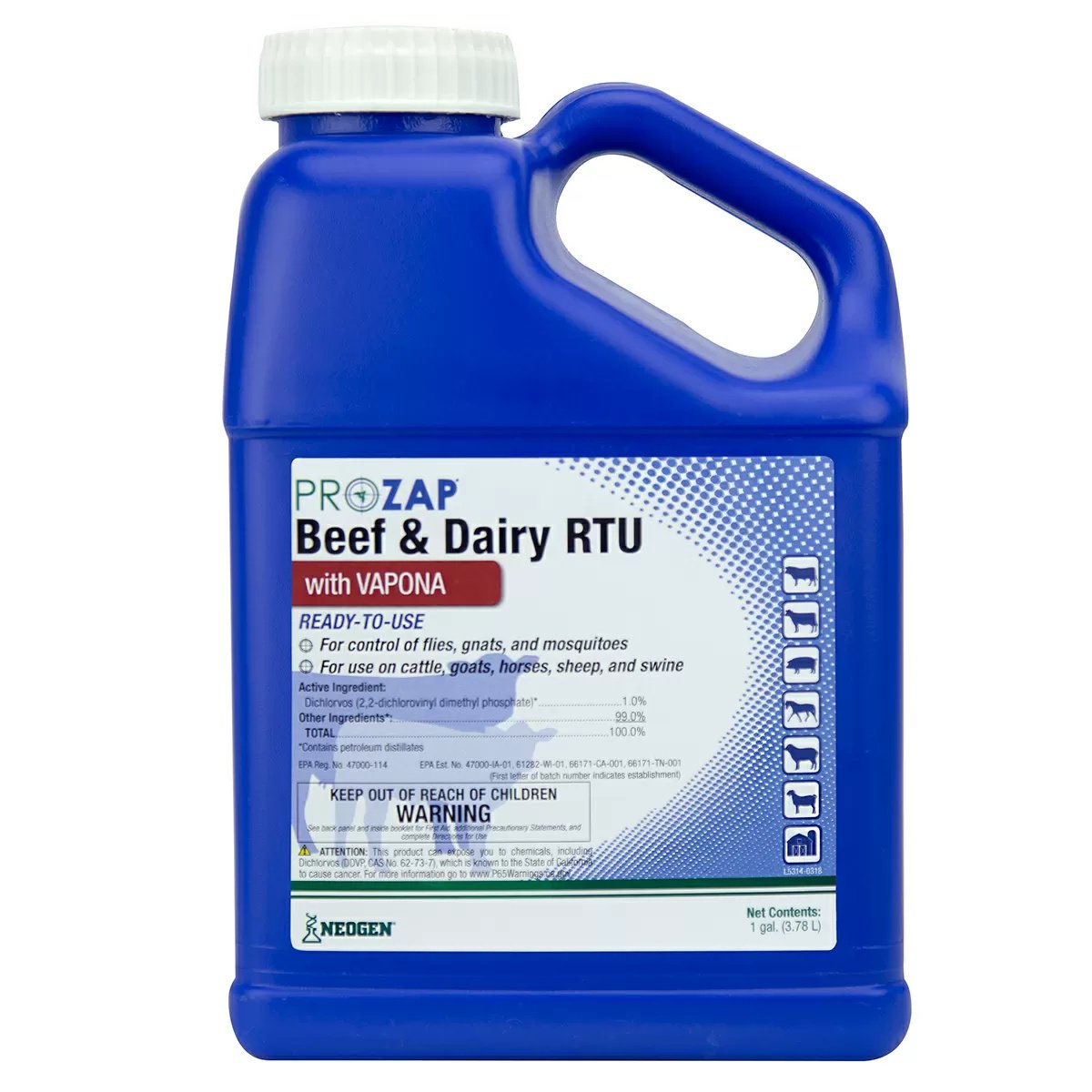 PROZAP® Beef & Dairy RTU - 1 Gallon