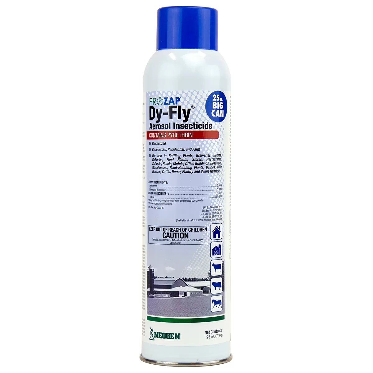 PROZAP® Dy-Fly® Dairy Aerosol - 25 oz