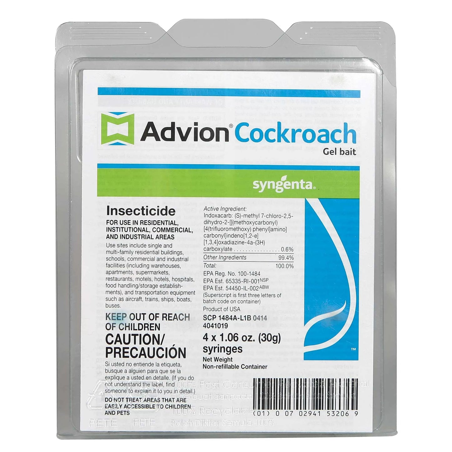 Advion® Syngenta® Cockroach Gel Bait