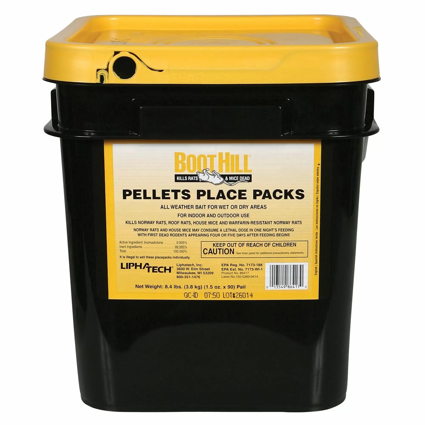 BootHill® Rat & Mouse Bait  Pellets, MiniBlocks or Place Packs