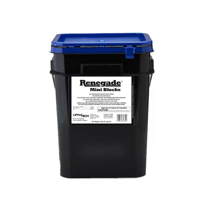 Renegade™ Mini Blocks - 20 lb Pail of 0.75 oz Blocks