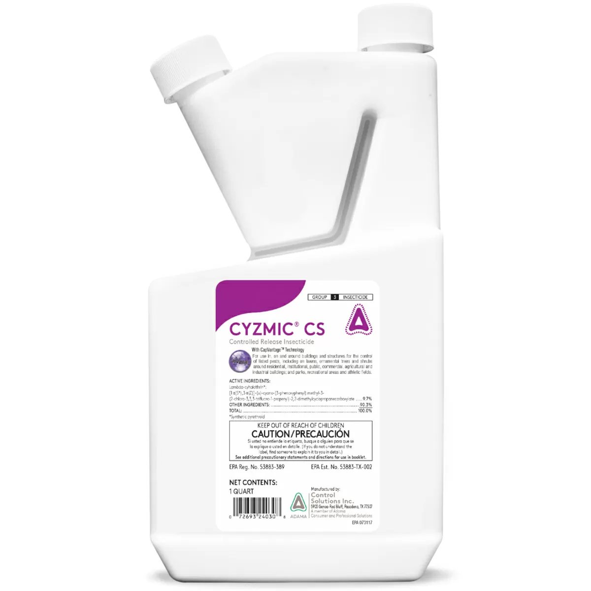 Cyzmic® CS Controlled Release Insecticide - 1 Quart