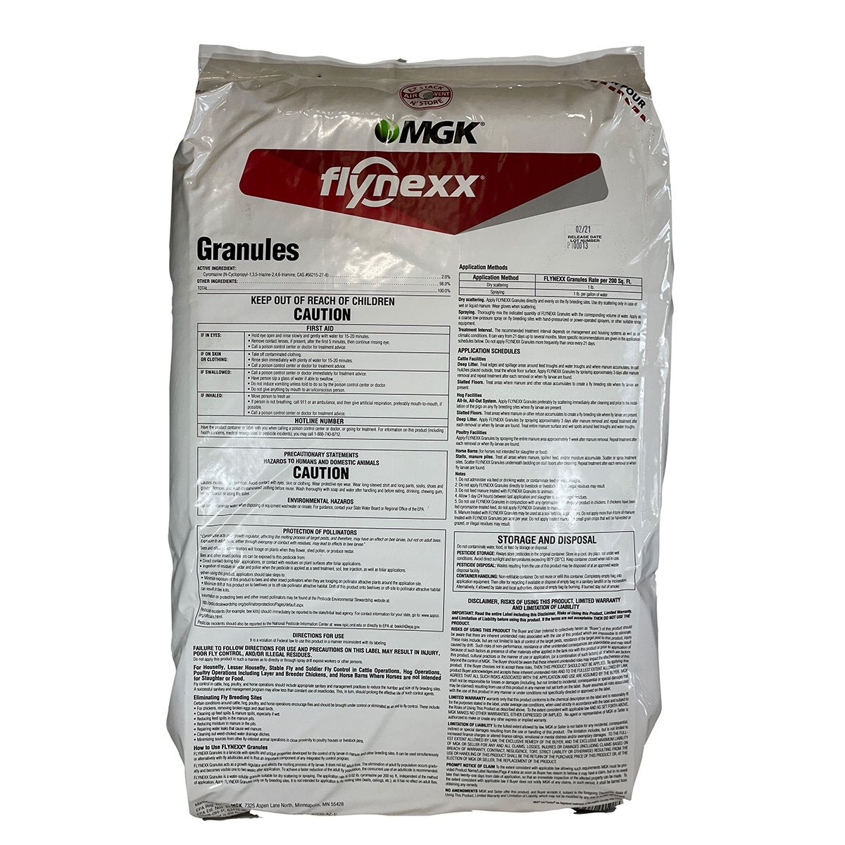 Flynexx® Fly Larvicide Granules - 35 lbs