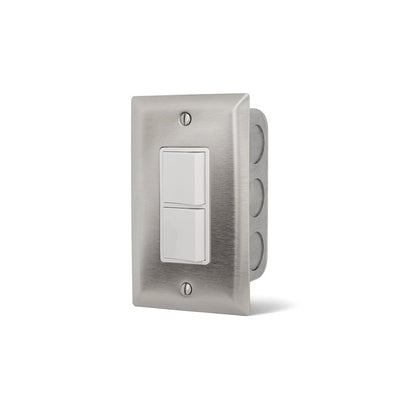 Infratech Stainless Steel Wall Plates with Gang Box