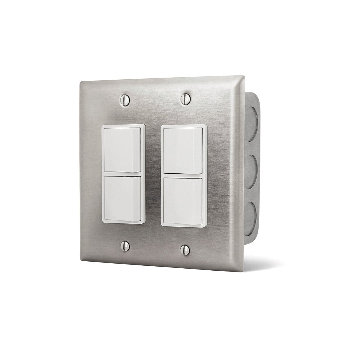 Infratech Stainless Steel Wall Plates with Gang Box