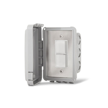 Infratech Flush Mount Switches with Weatherproof Cover & Gang Box