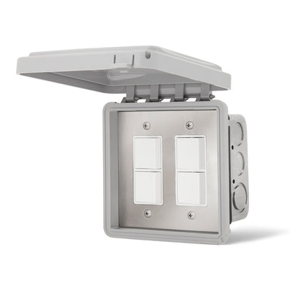 Infratech Flush Mount Switches with Weatherproof Cover & Gang Box