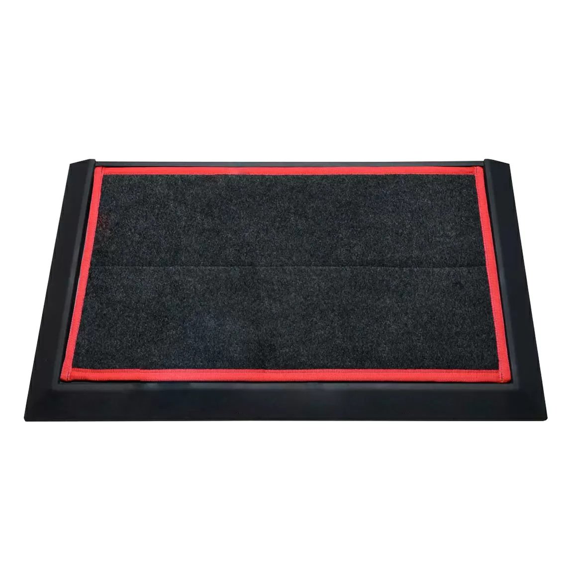 SaniStride® STRIDE Disinfectant Mat WIDE Runner End Piece  1" Deep