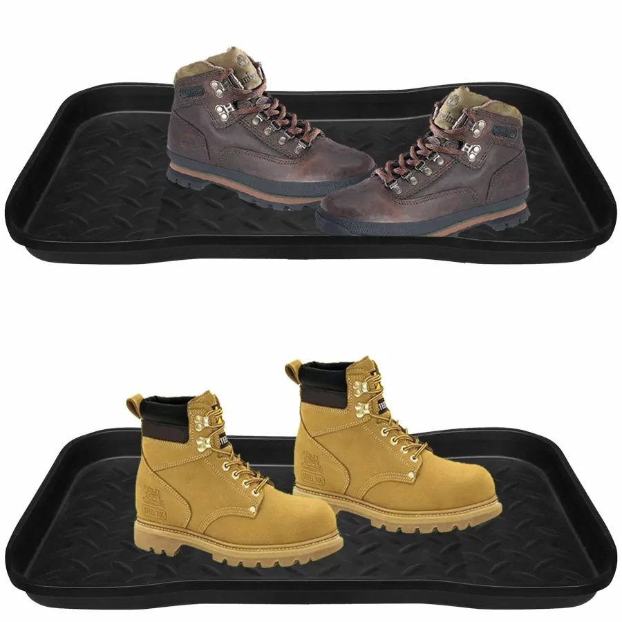 JobSite Black Boot Tray - 15" x 28"