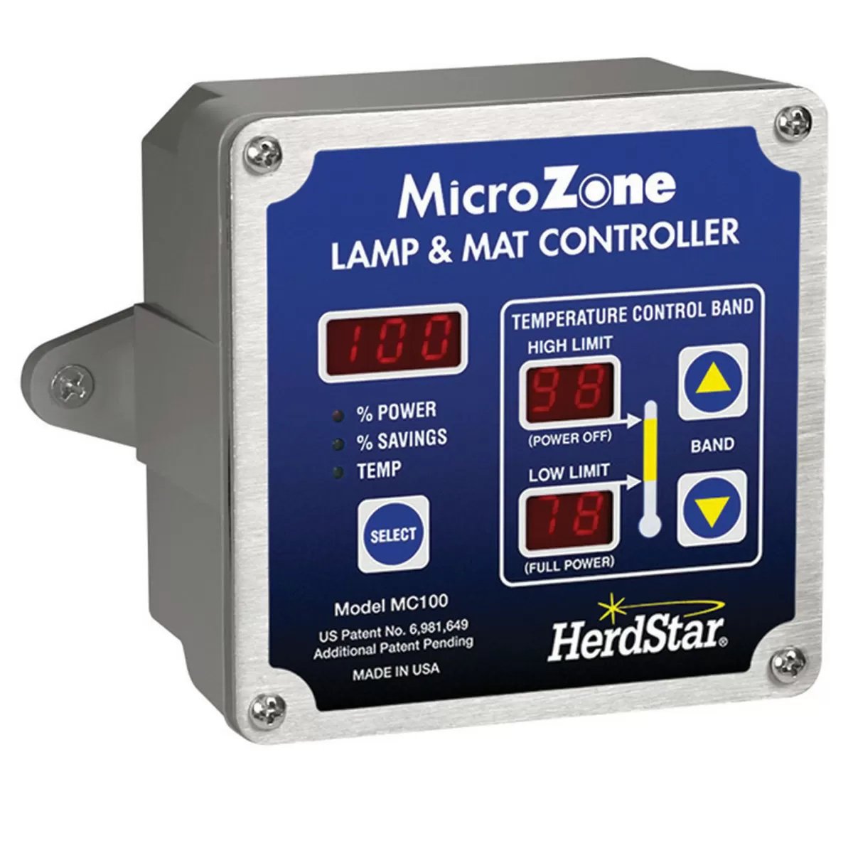 MicroZone™ Heat Lamp & Heat Mat MC100 Controller