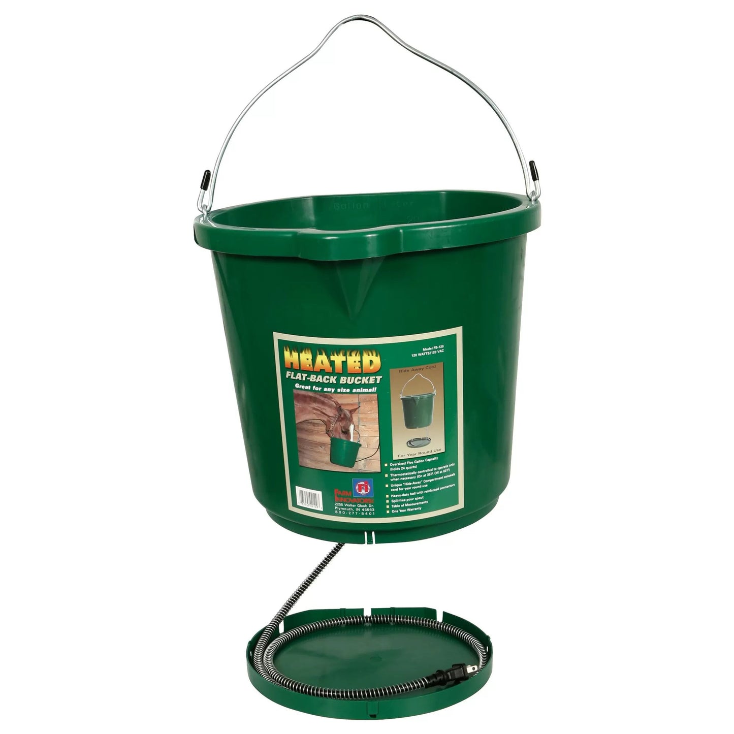 Farm Innovators™ All-Season Heated Bucket - 5 Gallon