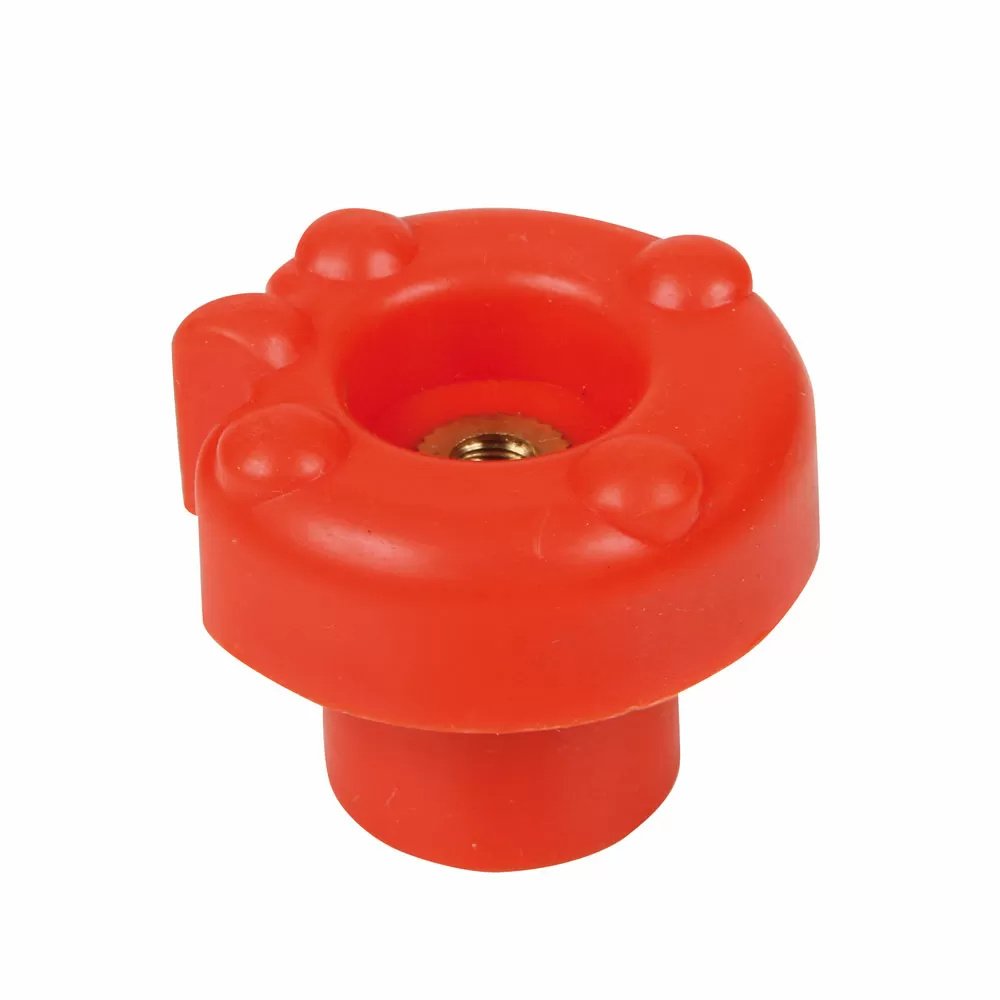 Orange Poly Knob for Snap-In Creep Feeder