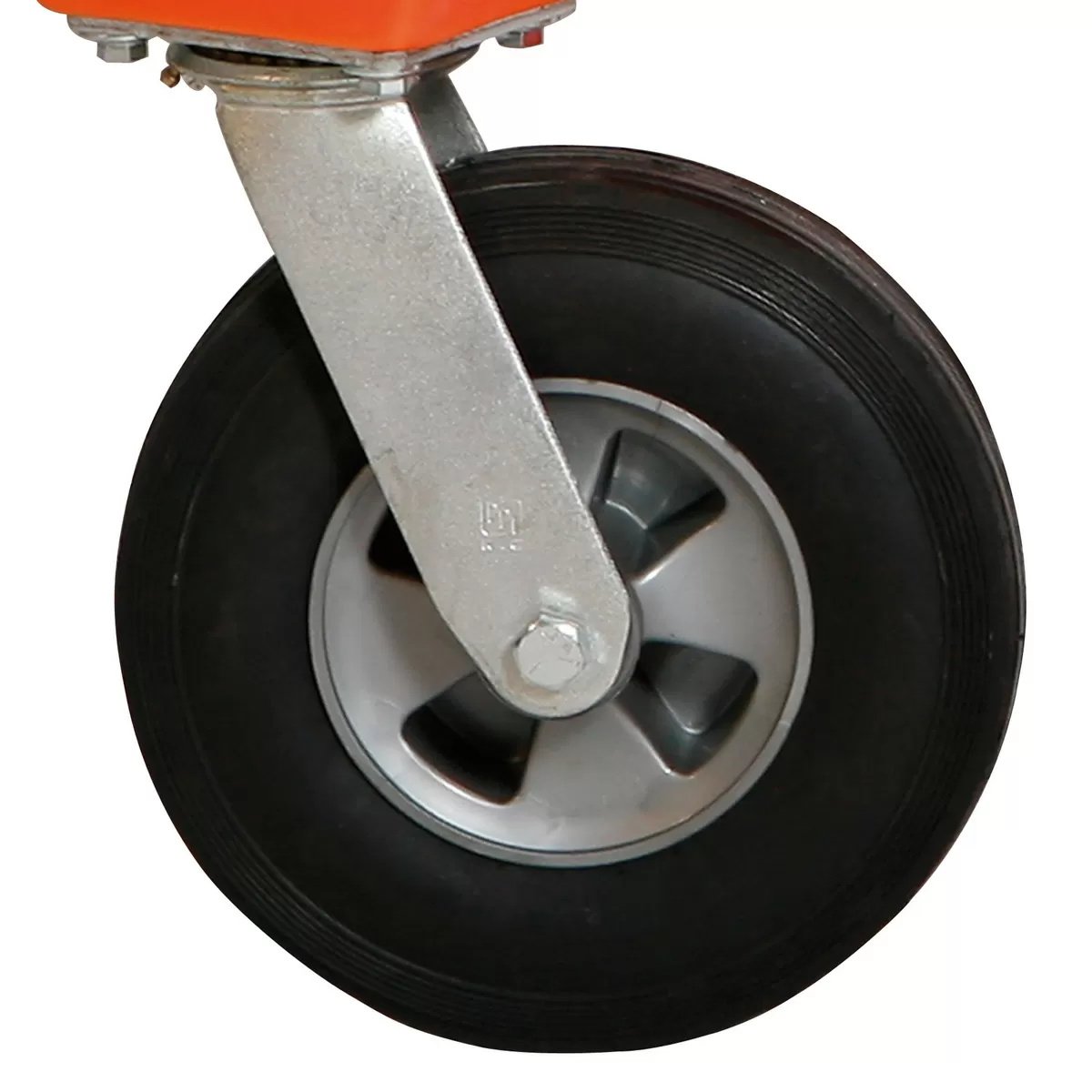 Poly Feed/Pig Moving Cart Replacement Semi-Pneumatic Swivel Wheel