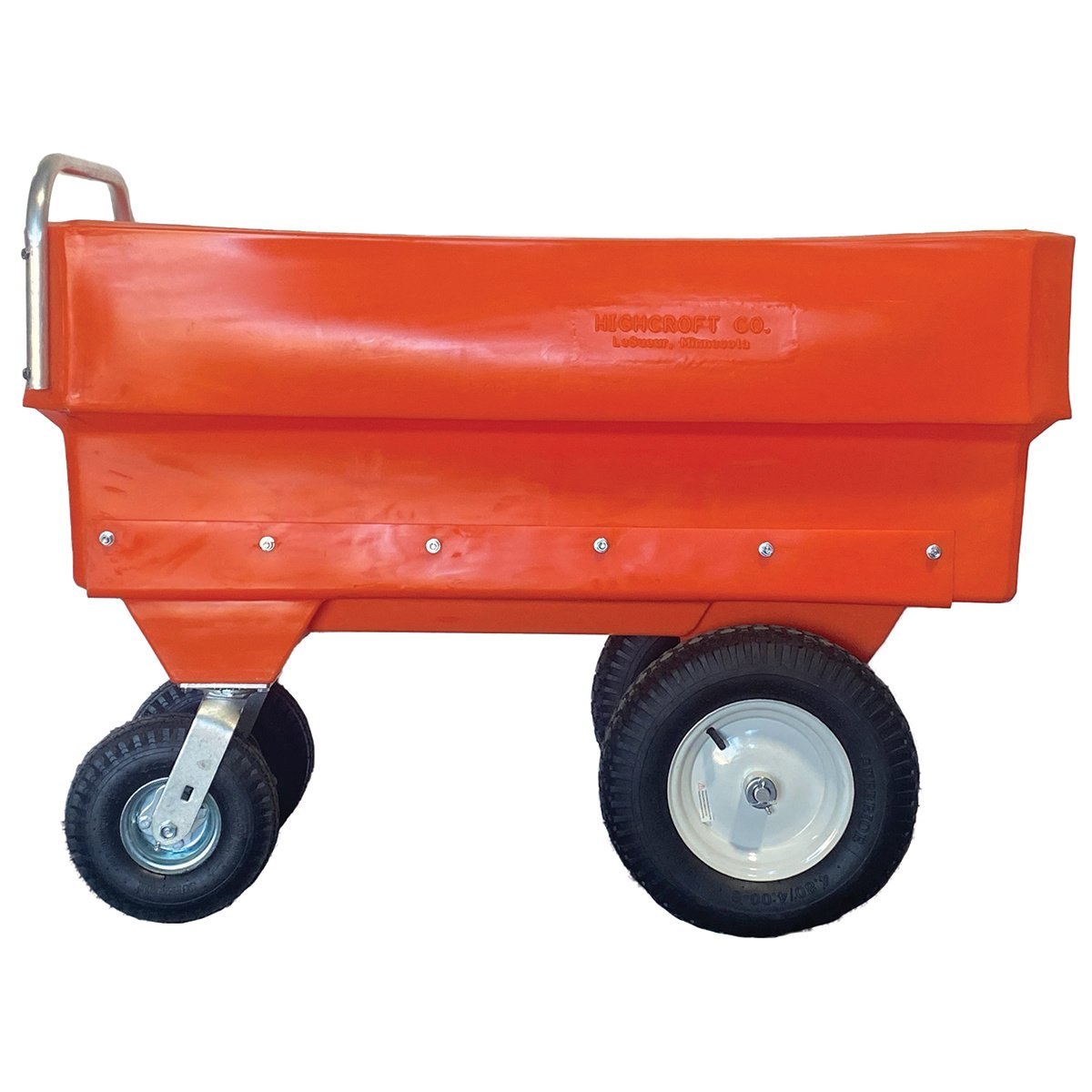 Poly Feed/Pig Moving Cart - 54" x 20" x 35"