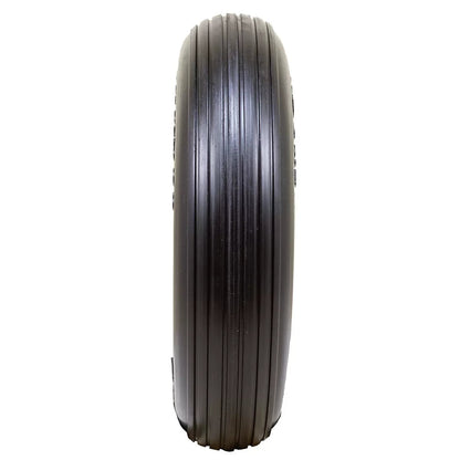 Solid Core Flat Free Tire - 4.80/4.00-8"