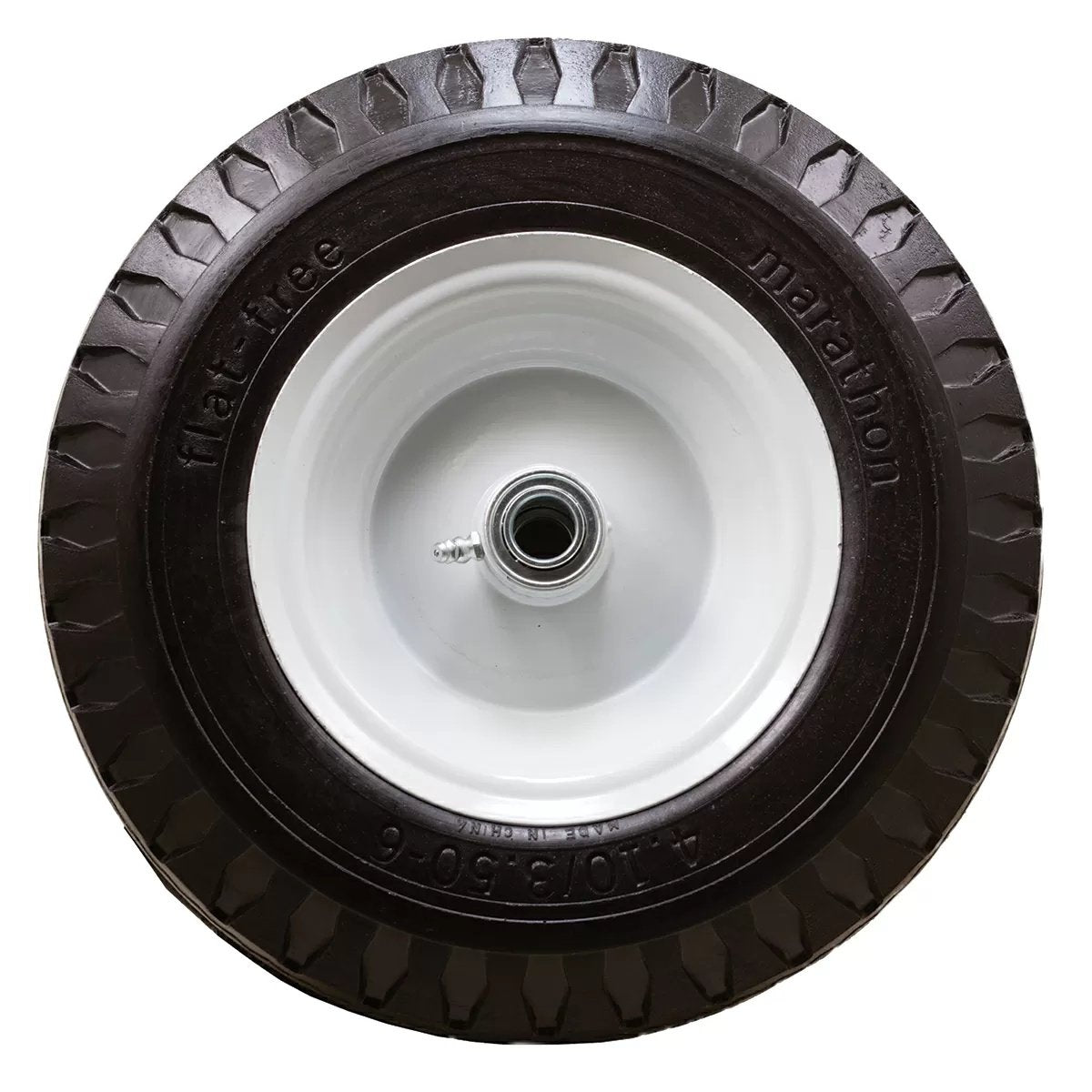 Solid Core Flat Free Tire - 4.10/3.50-6"