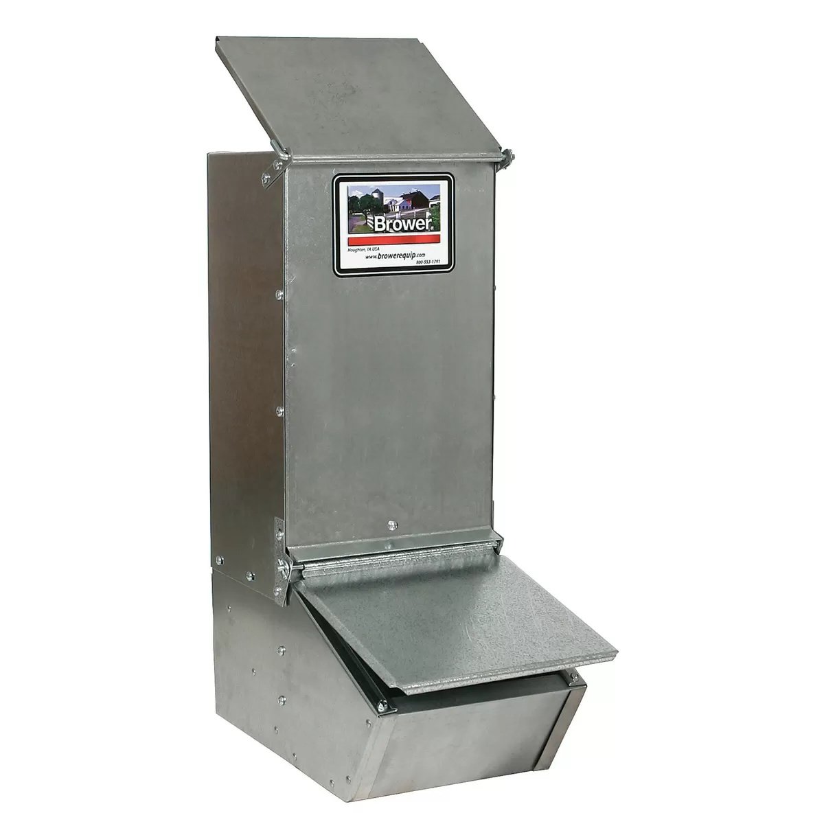 Galvanized One Hole Hog Feeder