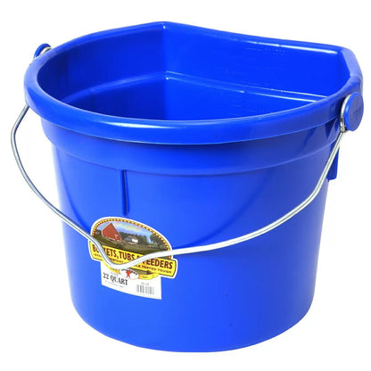 Little Giant® Plastic Flat Back Bucket - 22 Quart