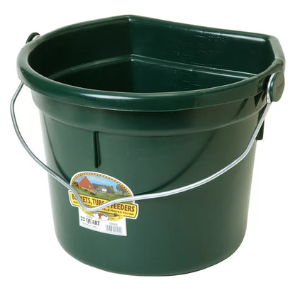 Little Giant® Plastic Flat Back Bucket - 22 Quart