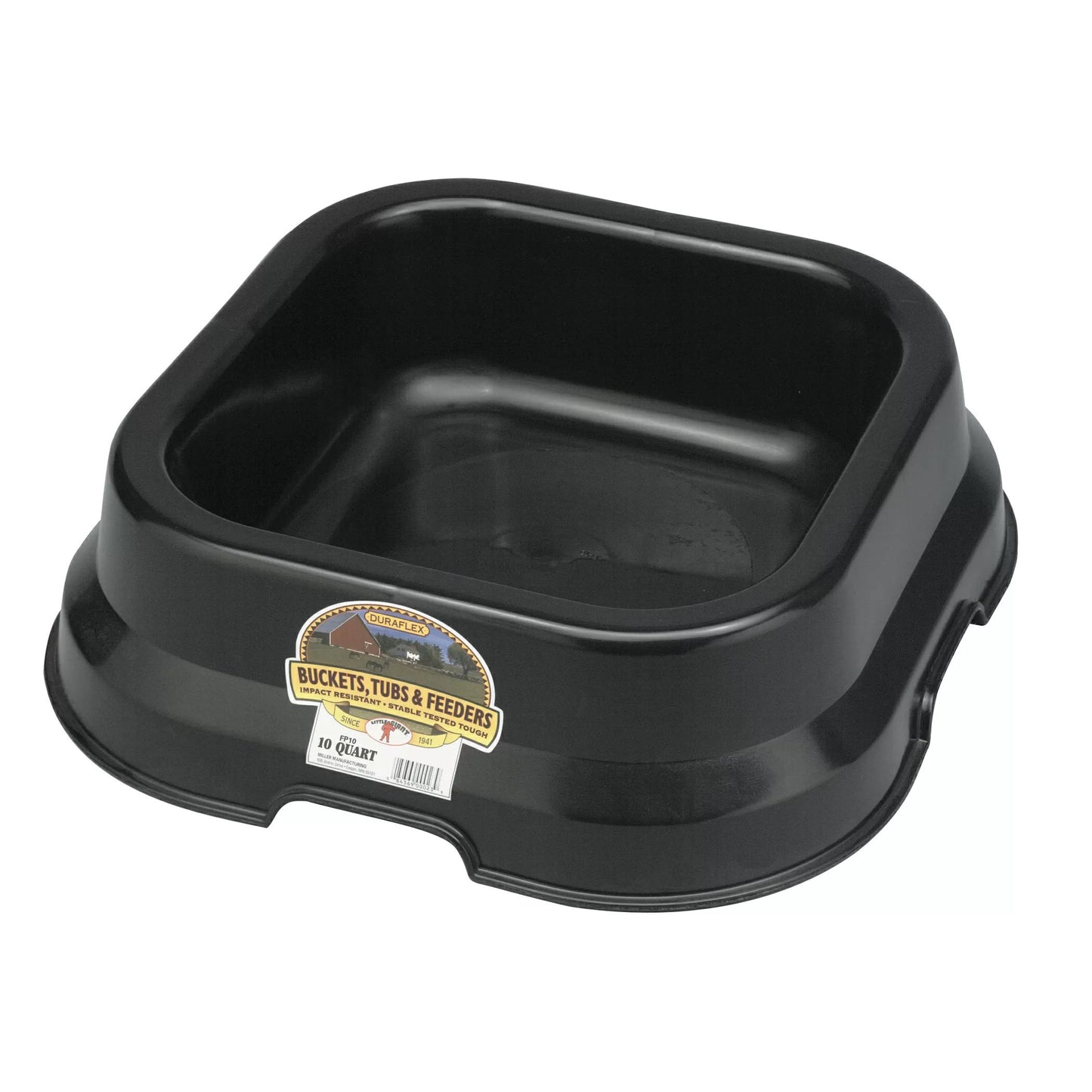 Little Giant® 10 Quart Black Feed Pan