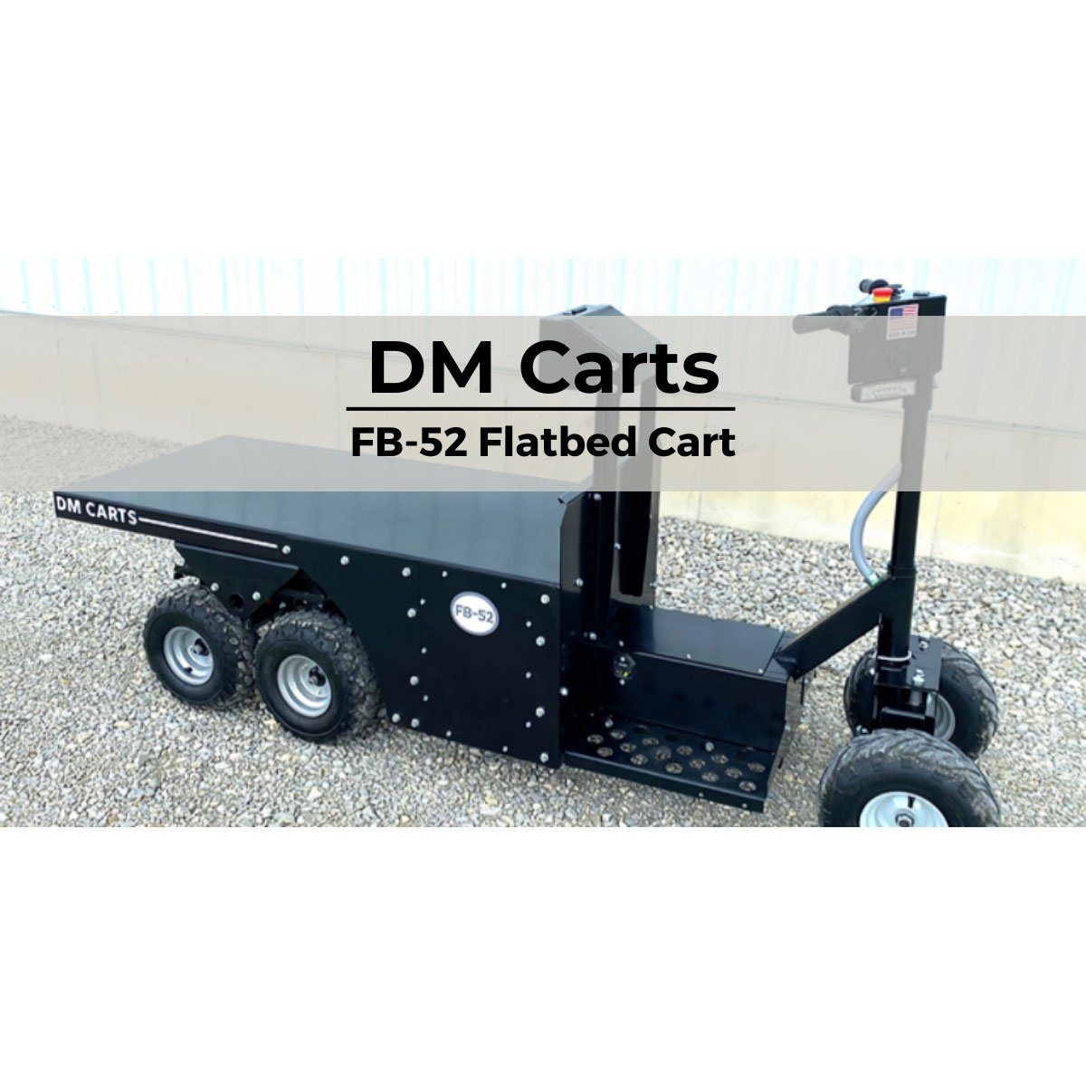 DM Carts F-5 Flatbed Cart