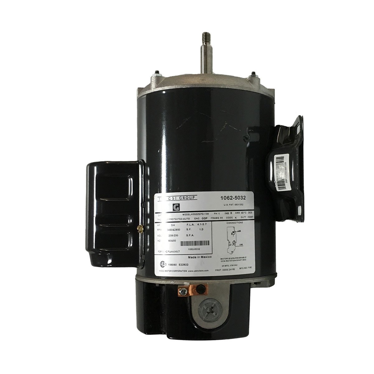 US Motors 3/4 HP 208-230V Pump Motor