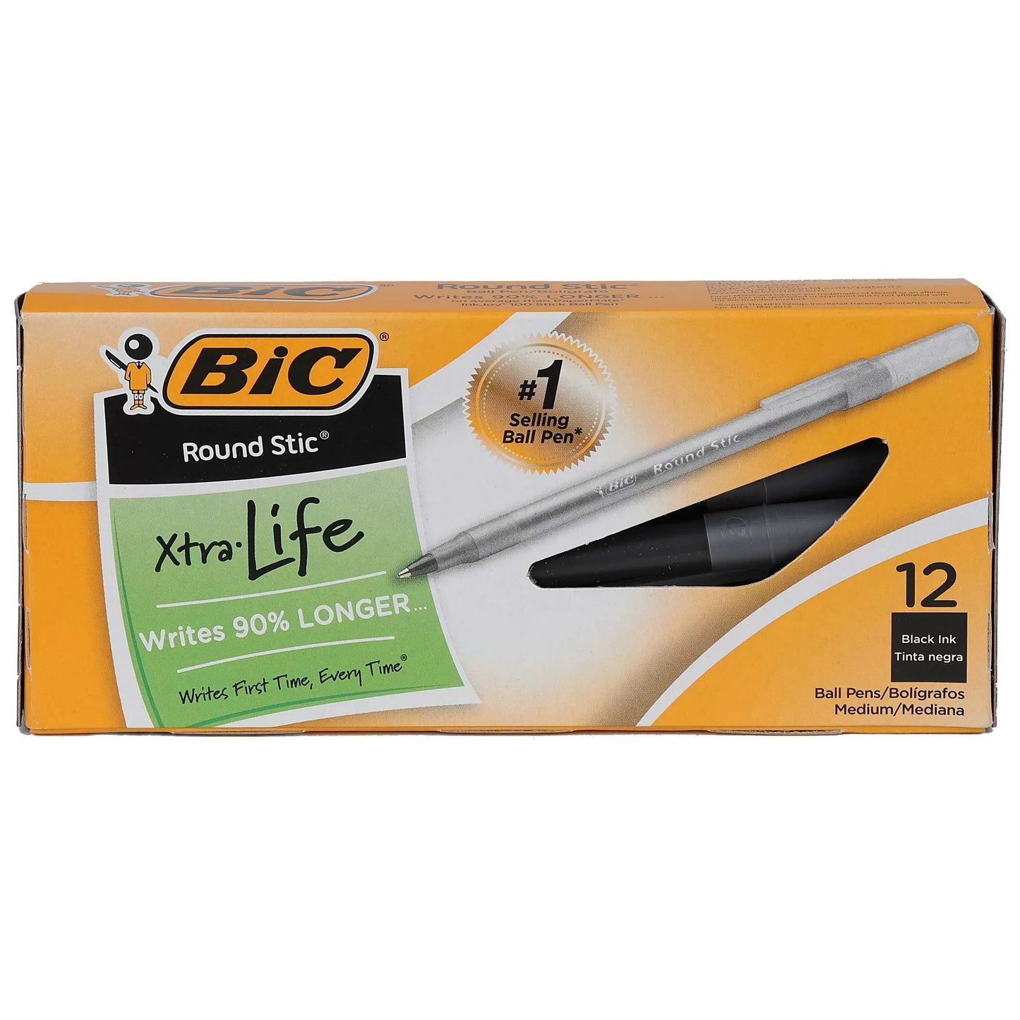 Bic® Round Stic® Ball Pen  Blue or Black