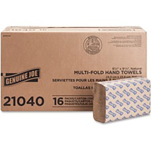 Genuine Joe Multi-Fold Paper Towels - 250/Pack