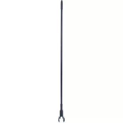 Carlisle 60" Vinyl-Coated Metal Black Mop Handle